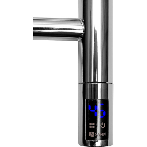 Електрична рушникосушарка Navin Блюз Sensor 10-006033-4860 (480x600, права, сенсорна, з таймером), Доступні розміри: 480 x 600, Колір виробника: хром, Підключення рушникосушарки: праве, фото , изображение 4