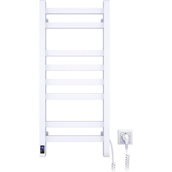 Электрический полотенцесушитель Navin Авангард Sensor 12-028053-3680 (360x800, белый глянец, правый, сенсорный, с таймером), Доступные размеры: 360 x 800, Цвет производителя: белый глянец, Подключение полотенцесушителя: правое, фото 2