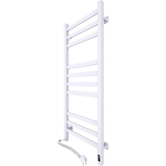 Електрична рушникосушарка Navin Авангард Sensor 12-028153-4810 (480x1000, біла глянсова, ліва, сенсорна, з таймером), Доступні розміри: 480 x 1000, Колір виробника: білий глянець, Підключення рушникосушарки: ліве, фото , изображение 4