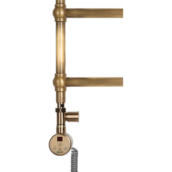 Кран угловой для полотенцесушителя Navin 21-532430-7777 (бронза, 1/2"x1/2", под ТЭН), фото 3