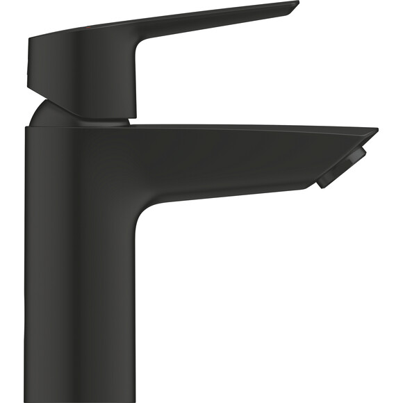 Змішувач для умивальника Grohe QuickFix Start 235512432 (чорний матовий, з донним клапаном), фото , изображение 2