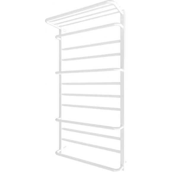 Водяной полотенцесушитель Mario Люксор 1.2.4402.03.P (4820111353309, 1200x630, хром/белый глянец/черный матовый/графит/золото, с полкой), фото 3