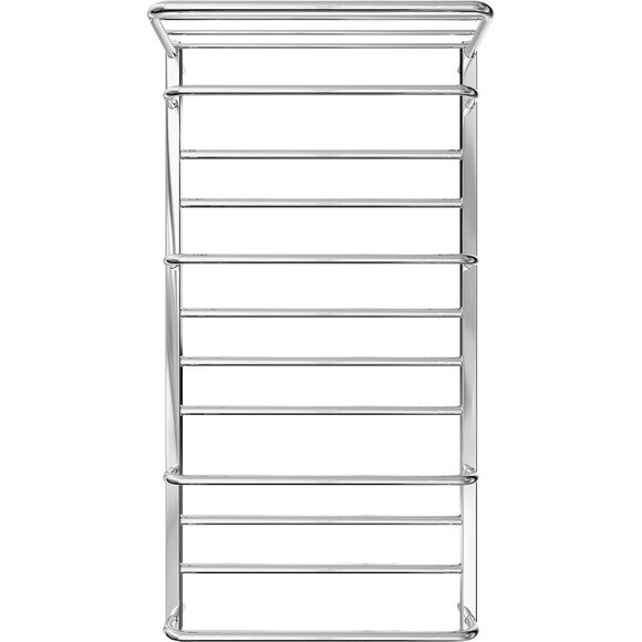 Водяной полотенцесушитель Mario Люксор 1.2.4402.03.P (4820111353309, 1200x630, хром/белый глянец/черный матовый/графит/золото, с полкой), фото 5