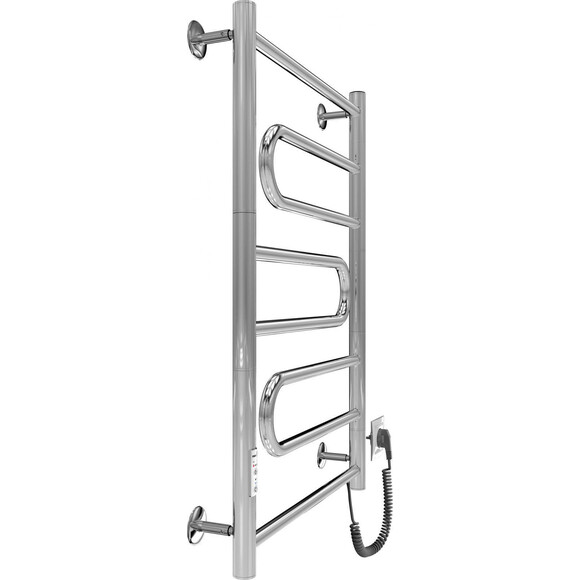 Електрична рушникосушарка Mario Атлас-I TR 2.1.5902.10.P (4820111355679, 700x500, хром/чорний матовий, права, з таймером), фото , изображение 3