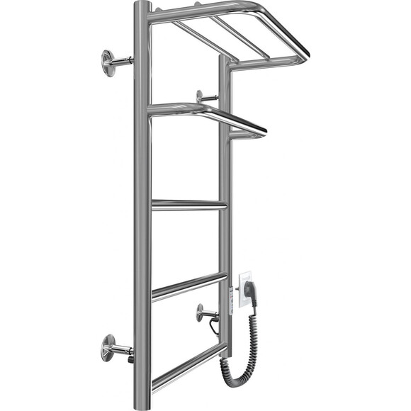 Электрический полотенцесушитель Mario Hotel-I TR 2.3.6200.11.P (4820111356652, 650x430, хром/сатин/белый глянец/черный матовый/графит/золото/бронза, универсальный, с таймером), фото 5