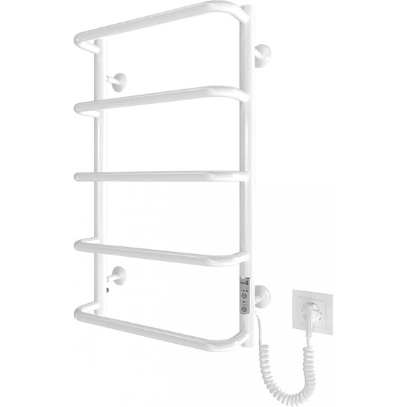 Электрический полотенцесушитель Mario Люкс-I TR 2.3.0313.10.P (4820111356560, 650x430, хром/сатин/белый глянец/черный матовый/графит/золото/бронза, универсальный, с таймером), фото 3