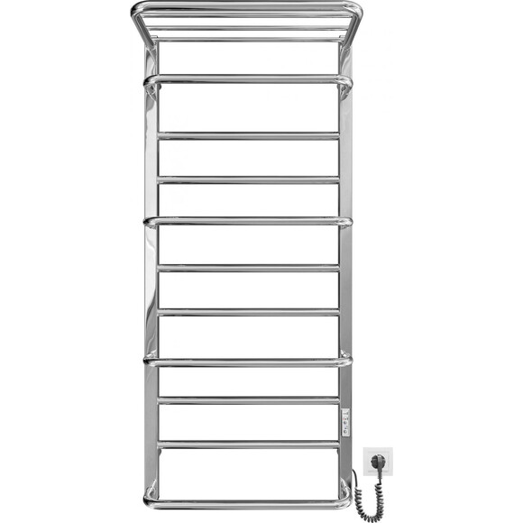 Электрический полотенцесушитель Mario Люксор-I TR 2.3.6102.11.P (4820111356881, 1100x500, хром/белый глянец/черный матовый/графит/золото, универсальный, с таймером), фото 4