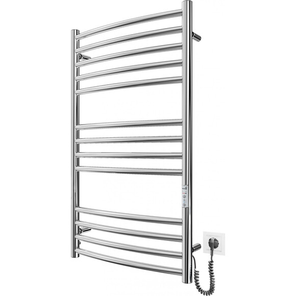 Электрический полотенцесушитель Mario Феникс-I TR 2.2.1302.03.P (4820111356768, 830x500, хром/сатин/белый глянец/черный матовый/графит/золото/бронза, универсальный, с таймером), фото 