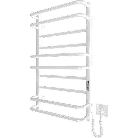 Электрический полотенцесушитель Mario Премиум Люкс-I TR 2.2.1408.03.P (4820111356812, 800x500, хром/сатин/белый глянец/черный матовый/графит/золото/бронза, универсальный, с таймером), фото 5