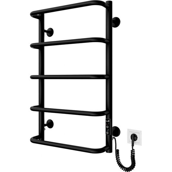 Электрический полотенцесушитель Mario Стандарт-I TR 2.3.0213.10.P (4820111356591, 650x430, хром/сатин/белый глянец/черный матовый/графит/золото/бронза, универсальный, с таймером), фото 2