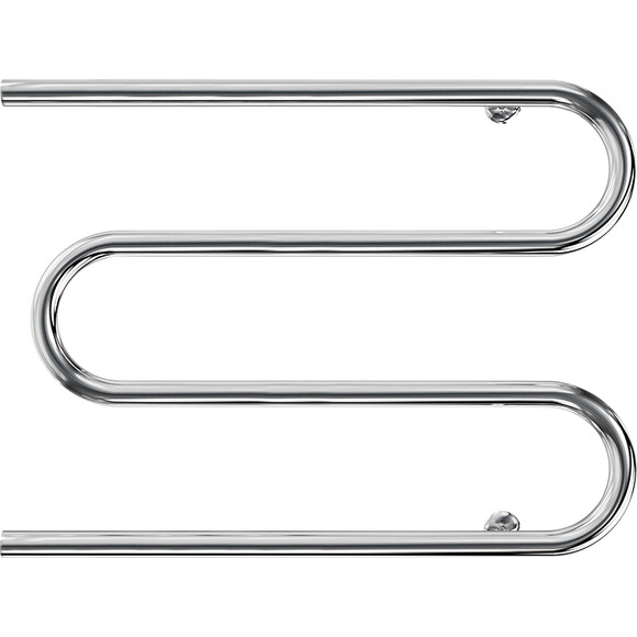 Водяной полотенцесушитель Mario Змейка ∅25 1.1.2511.04.P (4820111357192, 525x700, хром/белый глянец/черный матовый/графит/золото/бронза), фото 