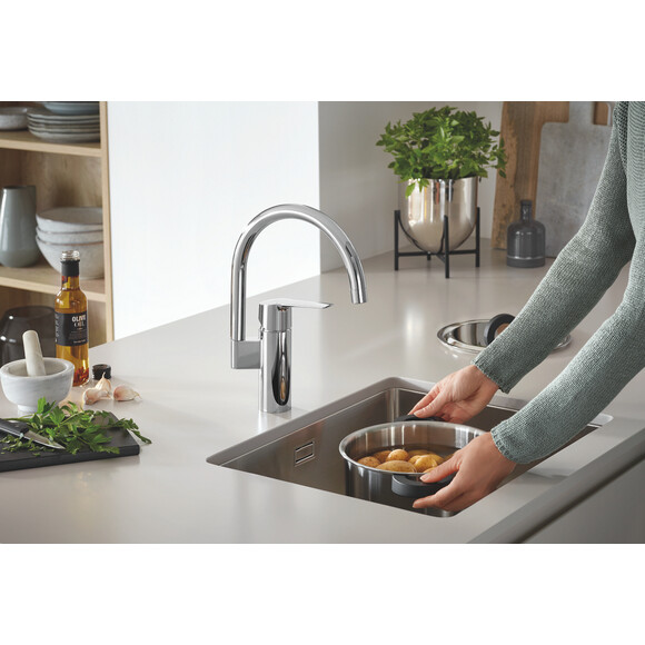 Смеситель для мойки Grohe QuickFix Start 30469000, Цвет производителя: хром, фото 7