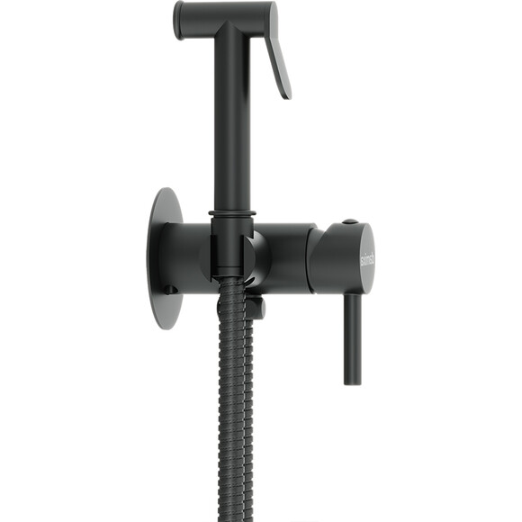 Гигиенический душ со смесителем Damixa Option 217000000 (черный матовый), фото 5
