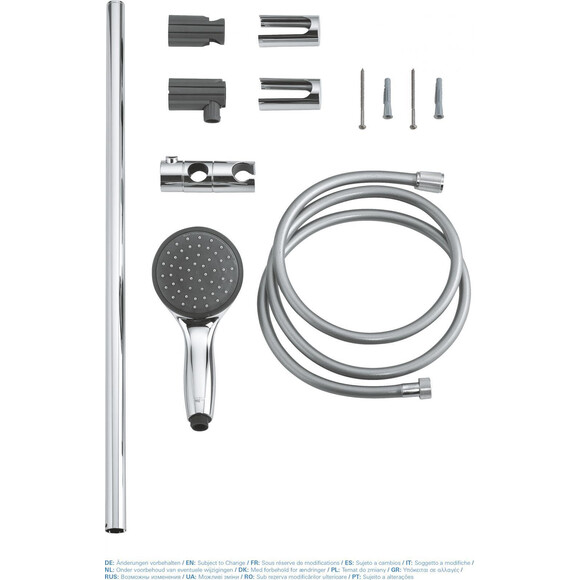 Душовий гарнітур Grohe QuickFix Vitalio Start 100 27948000, фото , изображение 4