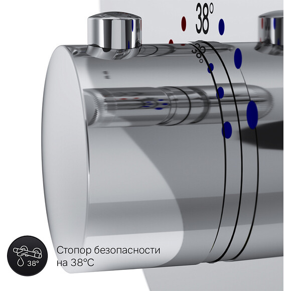 Зовнішня частина змішувача прихованого монтажу Am.Pm Inspire V2.0 F50A85700, фото , изображение 9