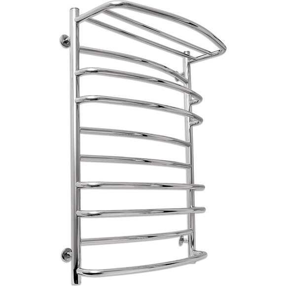 Водяной полотенцесушитель Laris Евромикс П10 71207687 (500x900, хром/белый/черный/золото/бронза, с полкой), фото 