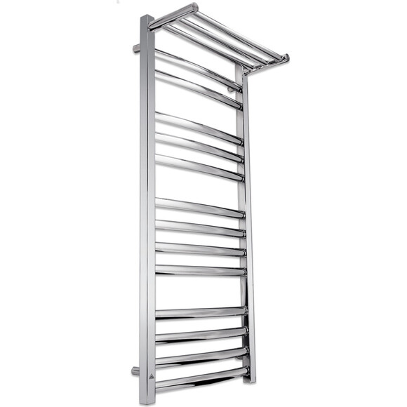 Водяной полотенцесушитель Laris Гранд П14 71207604 (500x1200, хром/белый/черный/золото/бронза, с полкой), фото 