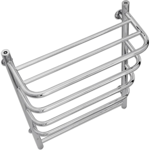 Водяной полотенцесушитель Laris Стандарт П5 71207570 (500x660, хром/белый/черный/золото/бронза, с полкой), фото 4