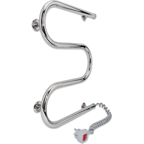 Электрический полотенцесушитель Laris Змеевик 25 РС3 73207031 (400x500, правый), фото 