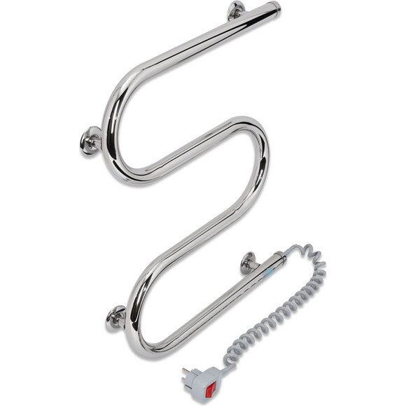 Электрический полотенцесушитель Laris Змеевик 25 РС3 73207031 (400x500, правый), фото 3