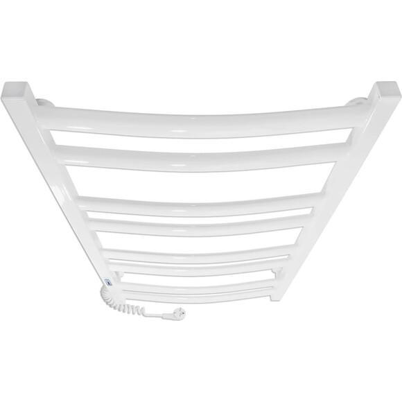 Электрический полотенцесушитель Laris Зебра Атлант ЧК8 R3 77700098 (500x900, белый матовый, левый, с таймером), Доступные размеры: 500 x 900, Цвет производителя: белый матовый, Подключение полотенцесушителя: левое, фото 4