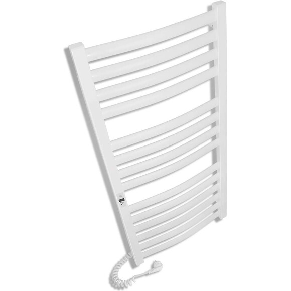 Электрический полотенцесушитель Laris Зебра Атлант Премиум ЧК14 75201081 (500x1200, белый матовый, левый), Доступные размеры: 500 x 1200, Подключение полотенцесушителя: левое, фото 3