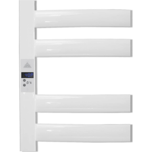 Электрический полотенцесушитель Laris Зебра Атлант Премиум ЧК14 75201081 (500x1200, белый матовый, левый), Доступные размеры: 500 x 1200, Подключение полотенцесушителя: левое, фото 5