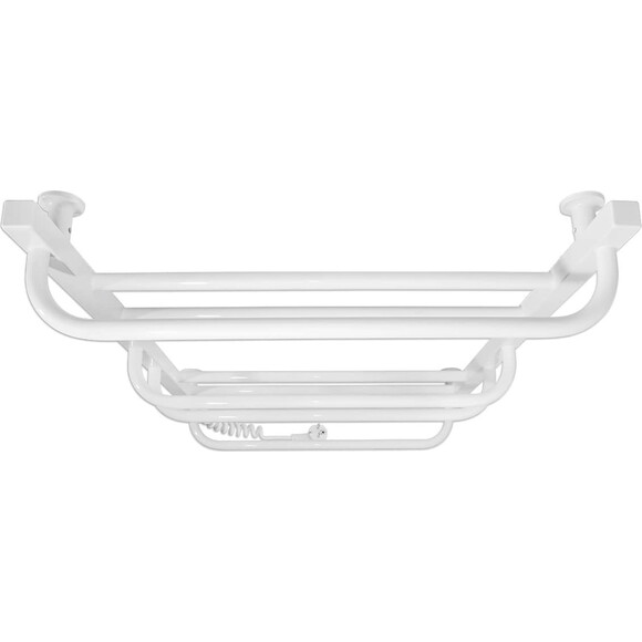 Электрический полотенцесушитель Laris Зебра Комфорт ЧК8 R3 77700094 (500x800, белый глянцевый, левый, с таймером), Доступные размеры: 500 x 800, Цвет производителя: белый глянец, Подключение полотенцесушителя: левое, фото 4