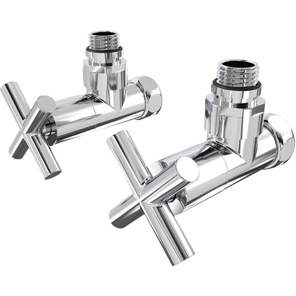 Кран кутовий для рушникосушарки Laris Luxon ZZ-4704 71401042 (1/2"x3/4"), фото 