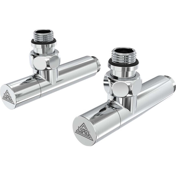 Кран угловой для полотенцесушителя Laris Luxon ZZ-5101 71401048 (1/2"x1/2", удлиненный), фото 