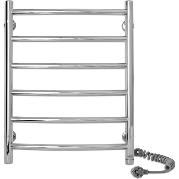 Электрический полотенцесушитель Laris Классик П6 73207724 (450x600, хром/белый/черный/золото/бронза, правый, сенсорный, с таймером), фото 2