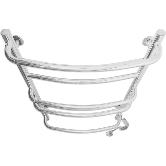 Электрический полотенцесушитель Laris Евромикс П8 73207683 (500x800, хром/белый/черный/золото/бронза, правый, сенсорный, с таймером), Доступные размеры: 500 x 800, Подключение полотенцесушителя: правое, фото 4