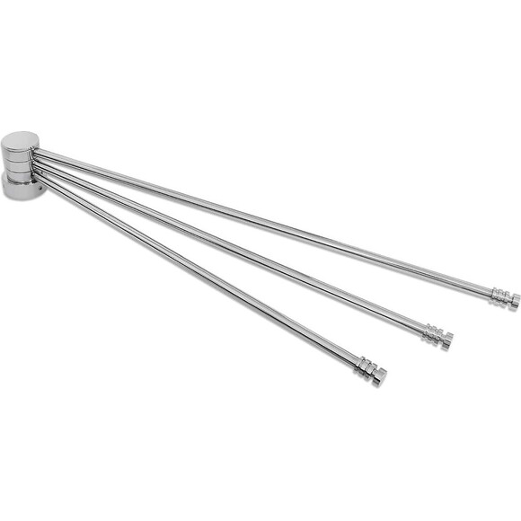 Полка для полотенцесушителя Laris ПП-450/3 Классик 71401074 (нержавеющая сталь, поворотная, на стойку 30 мм), фото 2