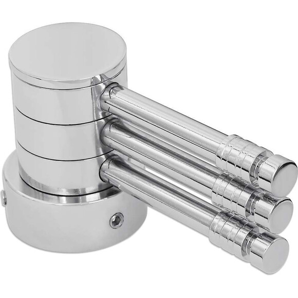 Полка для полотенцесушителя Laris ПП-80/3 Классик 71401070 (нержавеющая сталь, поворотная, на стойку 30 мм), фото 