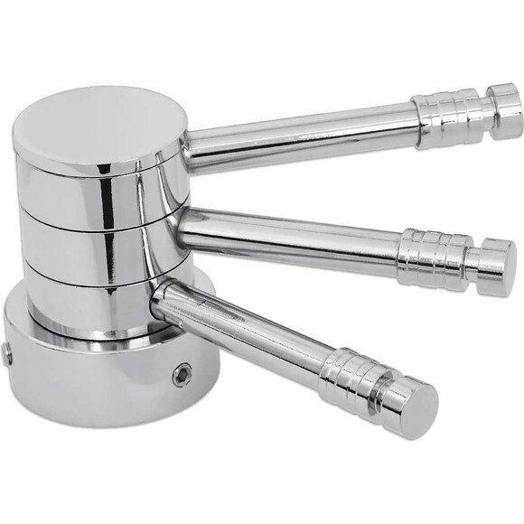 Полка для полотенцесушителя Laris ПП-80/3 Классик 71401070 (нержавеющая сталь, поворотная, на стойку 30 мм), фото 2