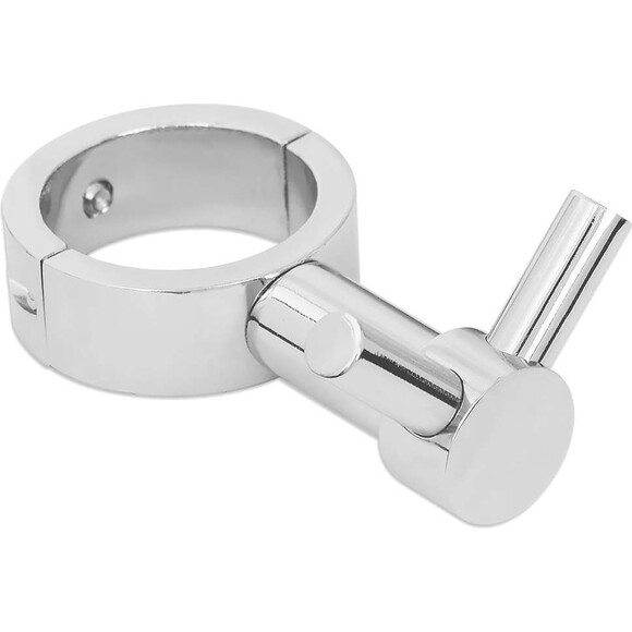 Крючок для полотенцесушителя Laris ВКР-02 71401079 (нержавеющая сталь, с кольцом 32 мм), фото 