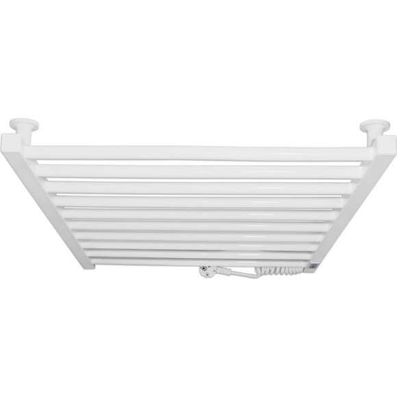 Электрический полотенцесушитель Laris Зебра Альфа ЧК10 R3 77700066 (500x900, белый глянцевый, правый, с таймером), Доступные размеры: 500 x 900, Цвет производителя: белый глянец, Подключение полотенцесушителя: правое, фото 4