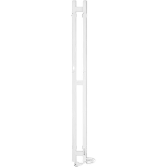 Электрический полотенцесушитель Laris Зебра Дует ЧК3 R3 77700089 (80x1200, белый глянцевый, правый, с таймером), фото 2