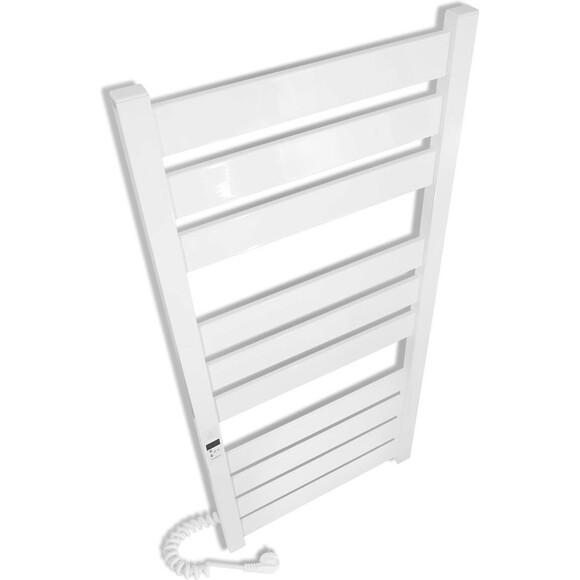 Электрический полотенцесушитель Laris Зебра Гефест Премиум ЧК10 75201079 (500x1200, белый матовый, левый), фото 4
