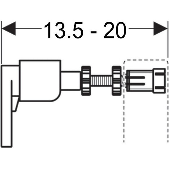 Комплект креплений к стене Geberit Duofix 111.815.00.1, фото 3