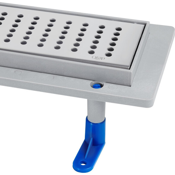 Трап для душу Qtap Dry FB304-800 (QTDRYFB304800, 800 мм, сірий/хром), фото , изображение 3