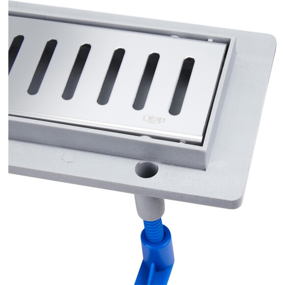 Трап для душа Qtap Dry FA304-700 (QTDRYFA304700, 700 мм, серый/хром), фото 2