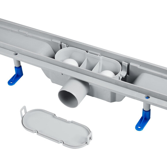 Трап для душа Qtap Dry FA304-900 (QTDRYFA304900, 900 мм, серый/хром), фото 4