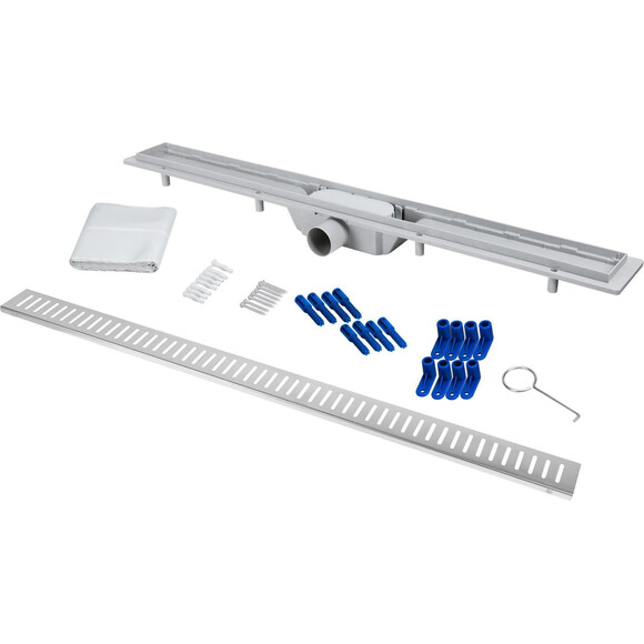 Трап для душа Qtap Dry FA304-900 (QTDRYFA304900, 900 мм, серый/хром), фото 5