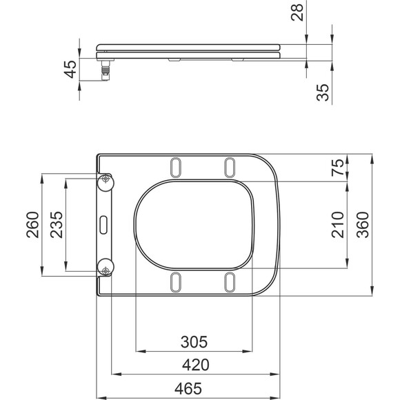 Сиденье для унитаза Qtap Tern 3.2 QT99HXU10W (с микролифтом, Slim), фото 6