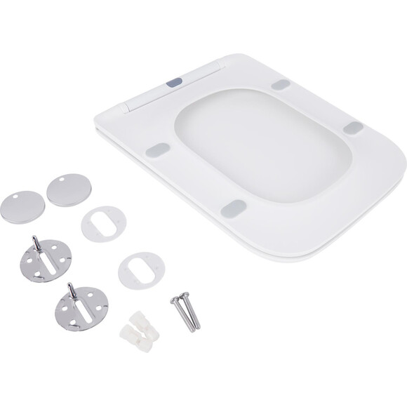 Сиденье для унитаза Qtap Tern 3.2 QT99HXU10W (с микролифтом, Slim), фото 5
