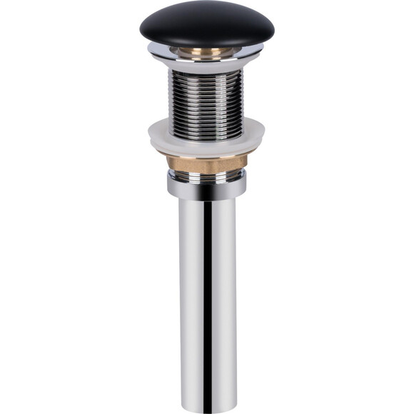 Раковина Qtap Robin QT132143PMBMB (60x40 см, черная матовая, накладная, с донным клапаном), фото 5