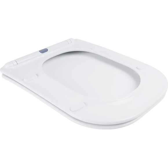 Безобідковий унітаз-компакт Qtap Nando QT12221222AW (з сидінням), фото , изображение 11