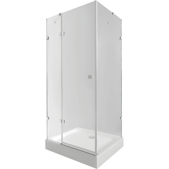 Набор Qtap CAPCRM1011SC6SET: душевая кабина Capricorn CAPCRM1011SC6 + поддон Tern TERN301112, фото 