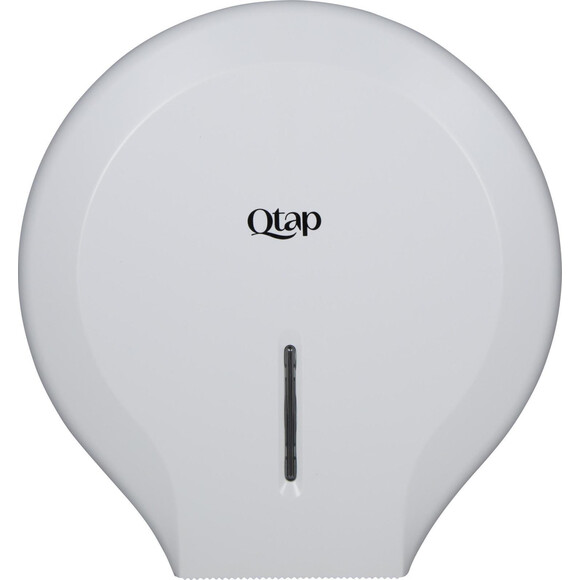 Диспенсер для туалетного паперу Qtap Drzak papiru DP112WP (QTDP112WP, білий, настінний), фото , изображение 2